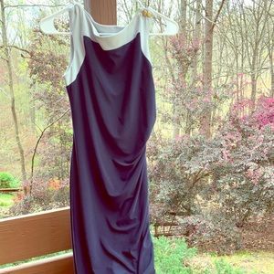 Navy blue spring elegance